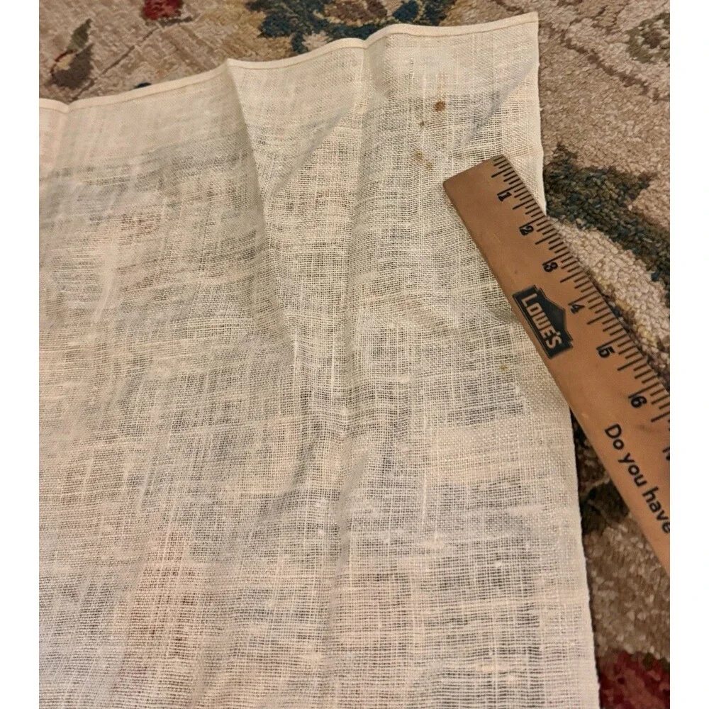 Vintage Linen Tea Towel Kay Dee 100% Linen New England Map States Rhode Island